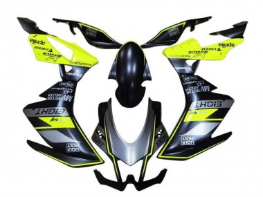 Billigste Aprilia RSV4 1000 Motorrad Verkleidung 2009-2015 - Matt Schwarz Grau Grun