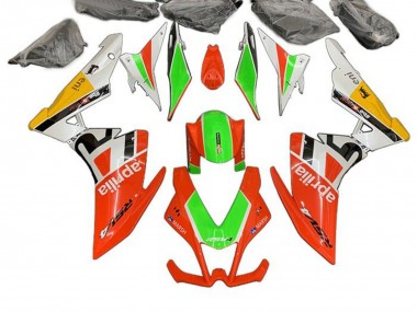 Billigste Aprilia RSV4 1000 Motorrad Verkleidung 2009-2015 - Rot Grun Weiss Gelb