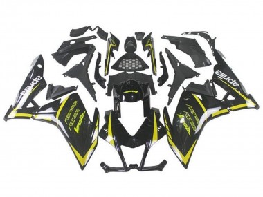 Billigste Aprilia RSV4 1000 Motorrad Verkleidung 2009-2015 - Schwarz Gelb