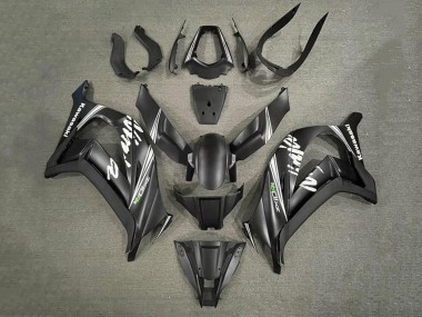 Billigste Kawasaki ZX10R Motorrad Verkleidung 2011-2015 - Matt Schwarz Weiss