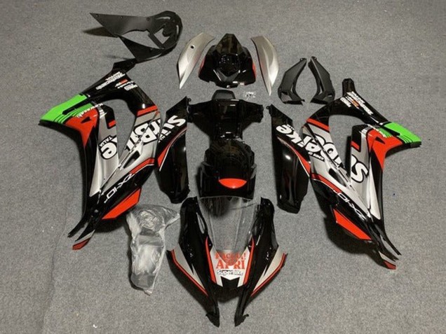 Billigste Kawasaki ZX10R Motorrad Verkleidung 2016-2020 - Glanzendes Schwarz Rot Silber Grun
