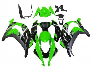 Billigste Kawasaki ZX10R Motorrad Verkleidung 2016-2020 - Grun Schwarz Grau