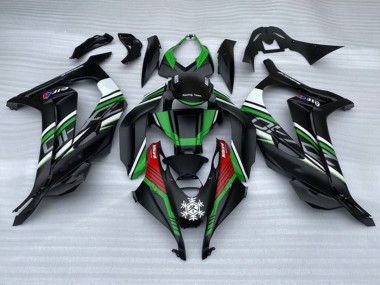 Billigste Kawasaki ZX10R Motorrad Verkleidung 2016-2020 - Matt Schwarz Grun Rot Weiss Schnee