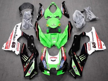 Billigste Kawasaki ZX10R Motorrad Verkleidung 2021-2025 - Grun Schwarz Rot Weiss Blau Showr Elf Monster 65