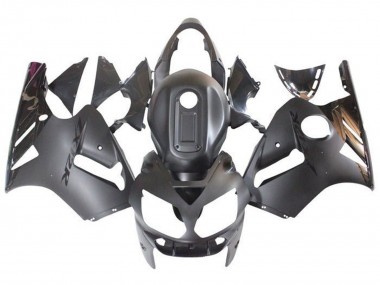 Billigste Kawasaki ZX12R Motorrad Verkleidung 2000-2001 - Matt Schwarz Glanzendes Schwarz