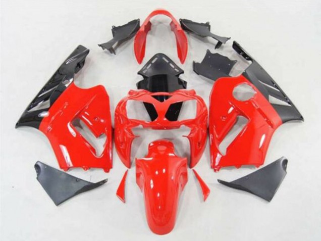 Billigste Kawasaki ZX12R Motorrad Verkleidung 2002-2006 - Rot Schwarz