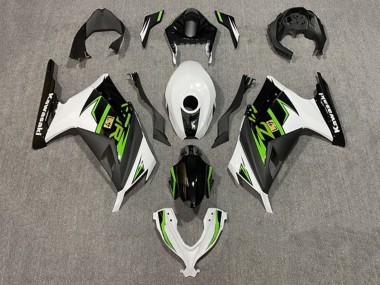 Billigste Kawasaki EX300 Motorrad Verkleidung 2013-2024 - Weiss Grun Schwarz