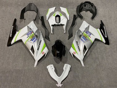 Billigste Kawasaki EX300 Motorrad Verkleidung 2013-2024 - Weiss Silber Grun Schwarz
