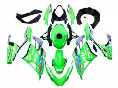 Billigste Kawasaki Ninja 400 Motorrad Verkleidung 2018-2024 - Grun Grau Schwarz Blau Trick Star Bridgestone