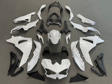 Billigste Kawasaki Ninja 500 EX500R Motorrad Verkleidung 2024-2025 - Weiss Schwarz