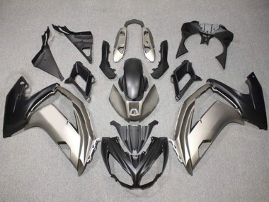 Billigste Kawasaki Ninja 650 EX650 Motorrad Verkleidung 2012-2016 - Silber Matt Schwarz