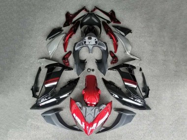 Billigste Kawasaki Ninja 650 EX650 Motorrad Verkleidung 2017-2019 - Rot Schwarz Weiss