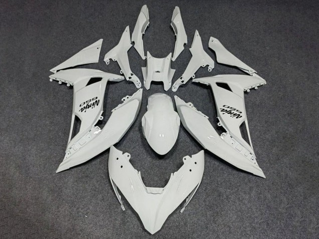 Billigste Kawasaki Ninja 650 EX650 Motorrad Verkleidung 2017-2019 - Weiss Schwarz