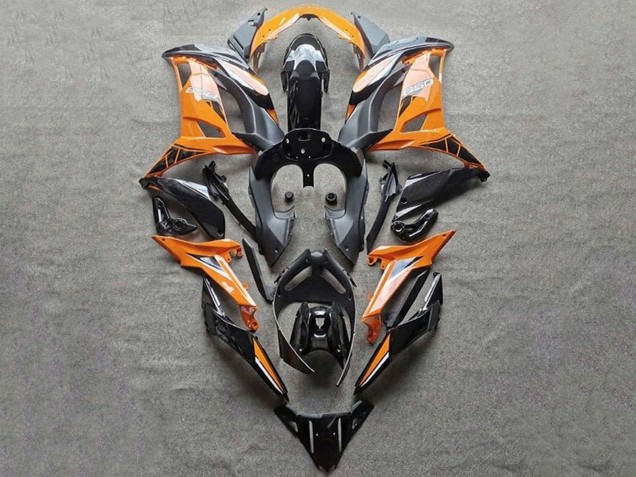 Billigste Kawasaki Ninja 650 EX650 Motorrad Verkleidung 2020-2025 - Orange Schwarz