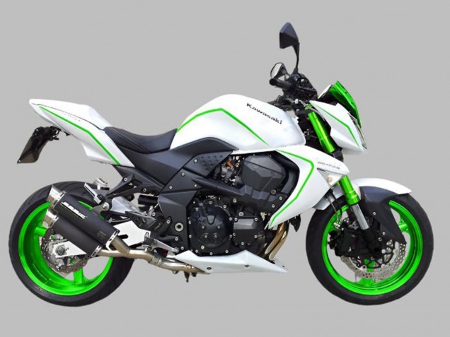 Billigste Kawasaki Z1000 Motorrad Verkleidung 2007-2009 - Weiss Grun