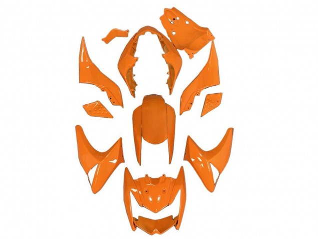 Billigste Kawasaki Z1000 Motorrad Verkleidung 2007-2009 - Orange