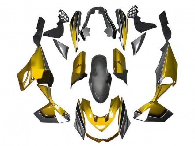 Billigste Kawasaki Z1000 Motorrad Verkleidung 2010-2013 - Gold