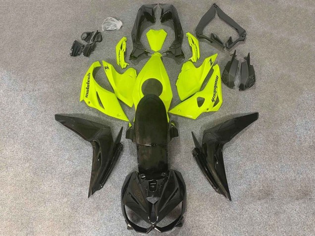 Billigste Kawasaki Z1000 Motorrad Verkleidung 2014-2019 - Schwarz Gelb