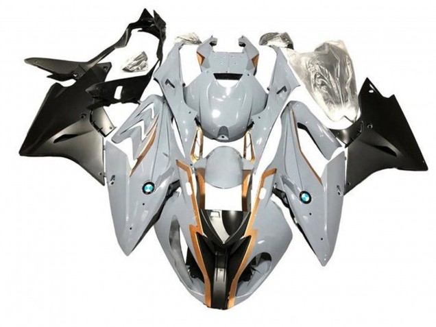 Billigste BMW S1000RR Motorrad Verkleidung 2015-2016 - Nardo Grau Gold Matt Schwarz