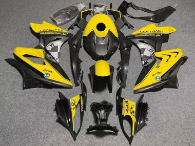 Billigste BMW S1000RR Motorrad Verkleidung 2017-2018 - Gelb Kunst Carbonfaser