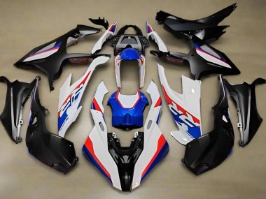 Billigste BMW S1000RR Motorrad Verkleidung 2019-2022 - Weiss Rot Blau Schwarz