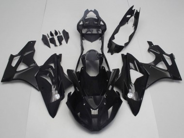 Billigste BMW S1000RR Motorrad Verkleidung 2019-2022 - Schwarz Matt Schwarz