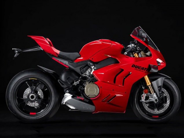 Billigste Ducati Panigale V4 V4S Motorrad Verkleidung 2022-2024 - Rot