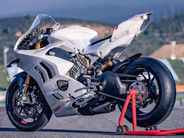 Billigste Ducati Panigale V4 V4S Motorrad Verkleidung 2022-2024 - Weiss