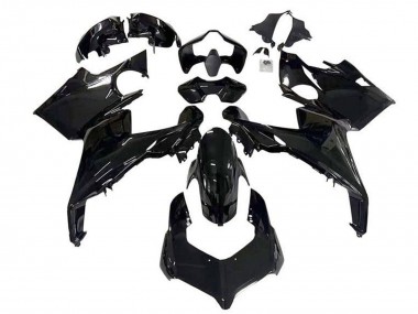 Billigste Ducati Panigale V4 V4S Motorrad Verkleidung 2018-2019 - Glanzendes Schwarz
