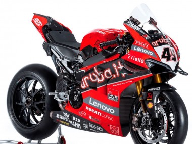 Billigste Ducati Panigale V4 V4S Motorrad Verkleidung 2018-2019 - Rot Schwarz Weiss Aruba