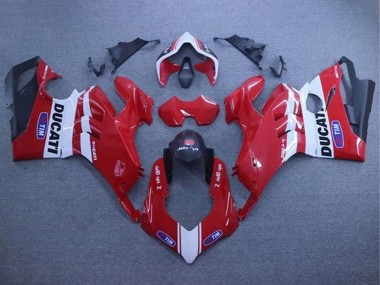 Billigste Ducati Panigale V4 V4S Motorrad Verkleidung 2020-2021 - Weiss Rot Matt Schwarz Tim