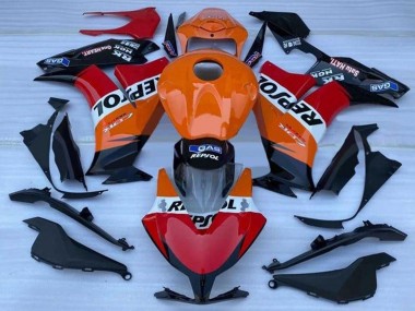 Billigste Honda CBR1000RR Motorrad Verkleidung 2012-2016 - Orange Weiss Rot Glanzendes Schwarz Repsol