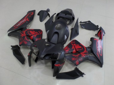 Billigste Honda CBR600RR Motorrad Verkleidung 2005-2006 - Matt Schwarz Matt Rot Gear