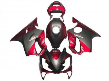 Billigste Honda CBR600 F4i Motorrad Verkleidung 2001-2003 - Rot Matt Schwarz