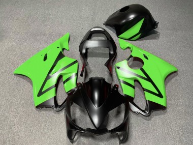 Billigste Honda CBR600 F4i Motorrad Verkleidung 2001-2003 - Grun Matt Schwarz