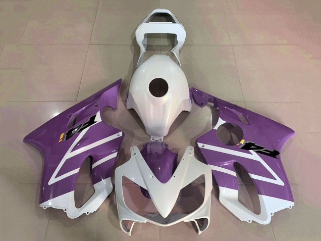 Billigste Honda CBR600 F4i Motorrad Verkleidung 2001-2003 - Weiss Lila