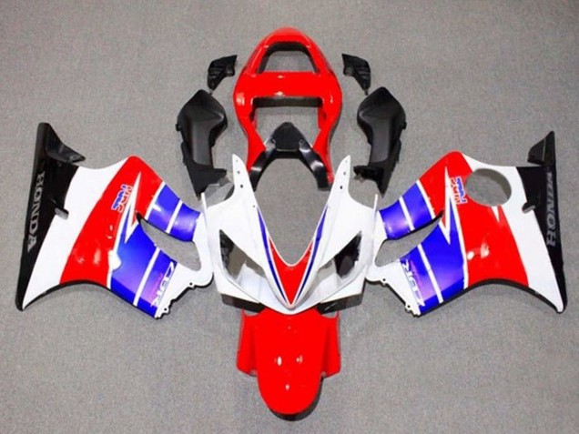 Billigste Honda CBR600 F4i Motorrad Verkleidung 2001-2003 - Weiss Rot Blau Schwarz