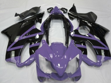Billigste Honda CBR600 F4i Motorrad Verkleidung 2004-2007 - Hellviolett Glanzendes Schwarz