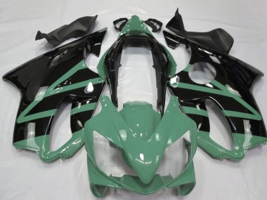 Billigste Honda CBR600 F4i Motorrad Verkleidung 2004-2007 - Moss Grun Glanzendes Schwarz