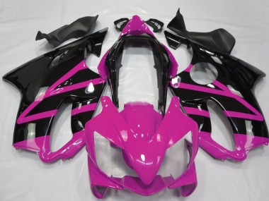 Billigste Honda CBR600 F4i Motorrad Verkleidung 2004-2007 - Rosa Glanzendes Schwarz
