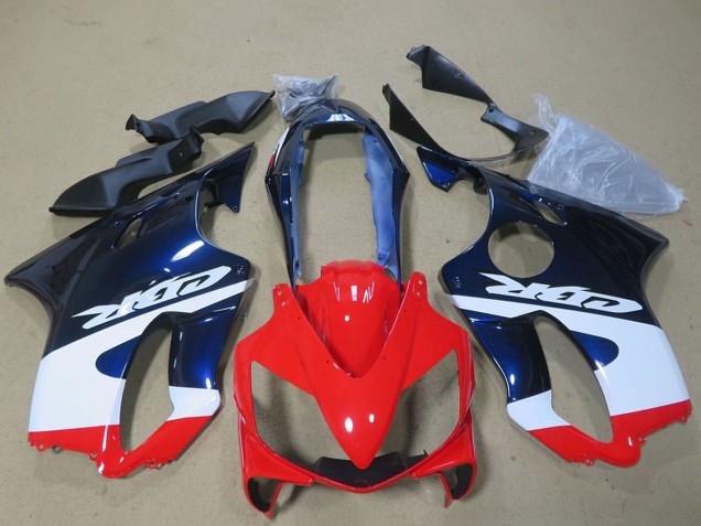 Billigste Honda CBR600 F4i Motorrad Verkleidung 2004-2007 - Rot Weiss Blau