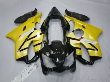 Billigste Honda CBR600 F4i Motorrad Verkleidung 2004-2007 - Gelb Glanzendes Schwarz