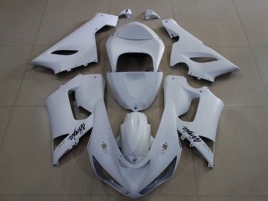 Billigste Kawasaki ZX6R Motorrad Verkleidung 2005-2006 - Matt Weiss