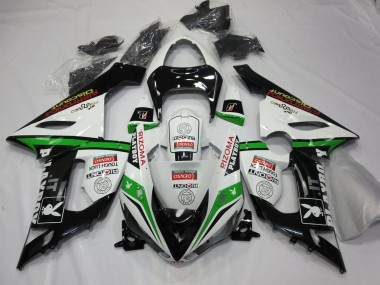 Billigste Kawasaki ZX6R Motorrad Verkleidung 2005-2006 - Weiss Schwarz Grun Rot Rizoma Playboy