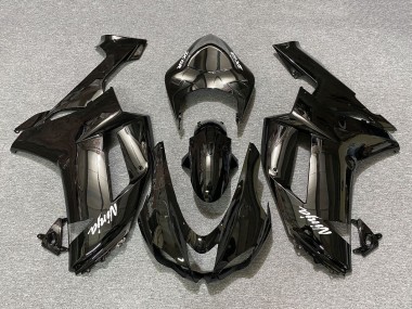 Billigste Kawasaki ZX6R Motorrad Verkleidung 2007-2008 - Schwarz