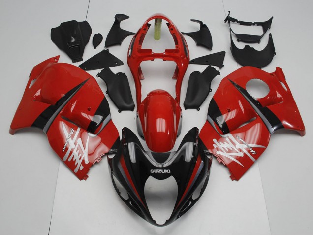 Billigste Suzuki GSXR 1300 Hayabusa Motorrad Verkleidung 1996-2007 - Rot Schwarz Grau