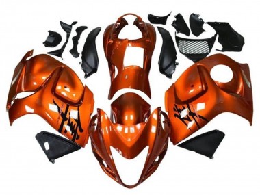 Billigste Suzuki GSXR 1300 Hayabusa Motorrad Verkleidung 2008-2020 - Bonbon Orange