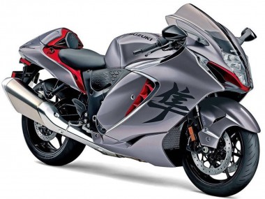 Billigste Suzuki GSXR 1300 Hayabusa Motorrad Verkleidung 2021-2025 - Matt Grau Matt Rot