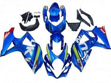 Billigste Suzuki GSXR 1000 Motorrad Verkleidung 2007-2008 - Blau Weiss Grun Rot