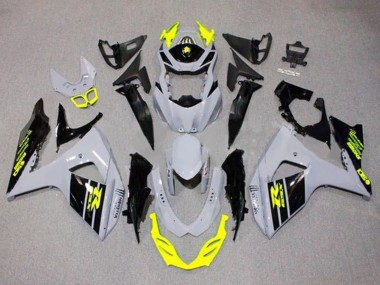 Billigste Suzuki GSXR 1000 Motorrad Verkleidung 2009-2016 - Grau Neon Gelb Schwarz